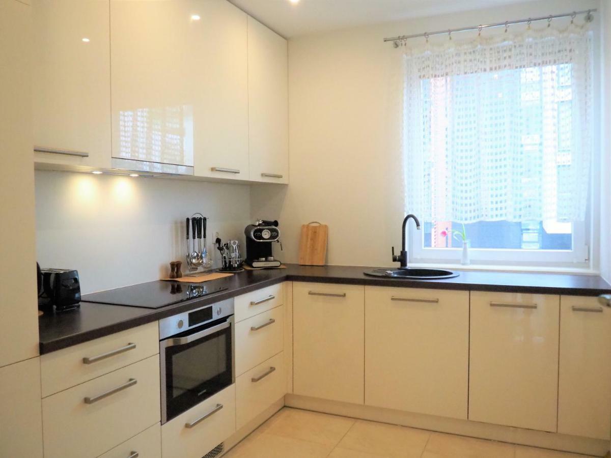 Apartament 3 Pokoje, Parking, Balkon - Gdansk Centrum Buitenkant foto