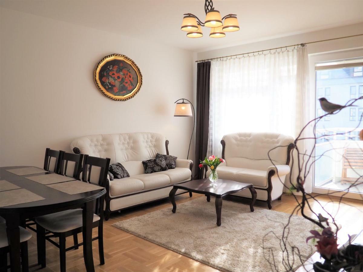 Apartament 3 Pokoje, Parking, Balkon - Gdansk Centrum Buitenkant foto